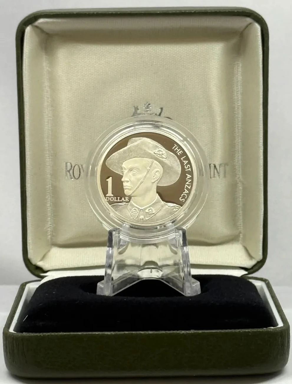 1999 The Last Anzacs $1 Fine Silver Proof Coin