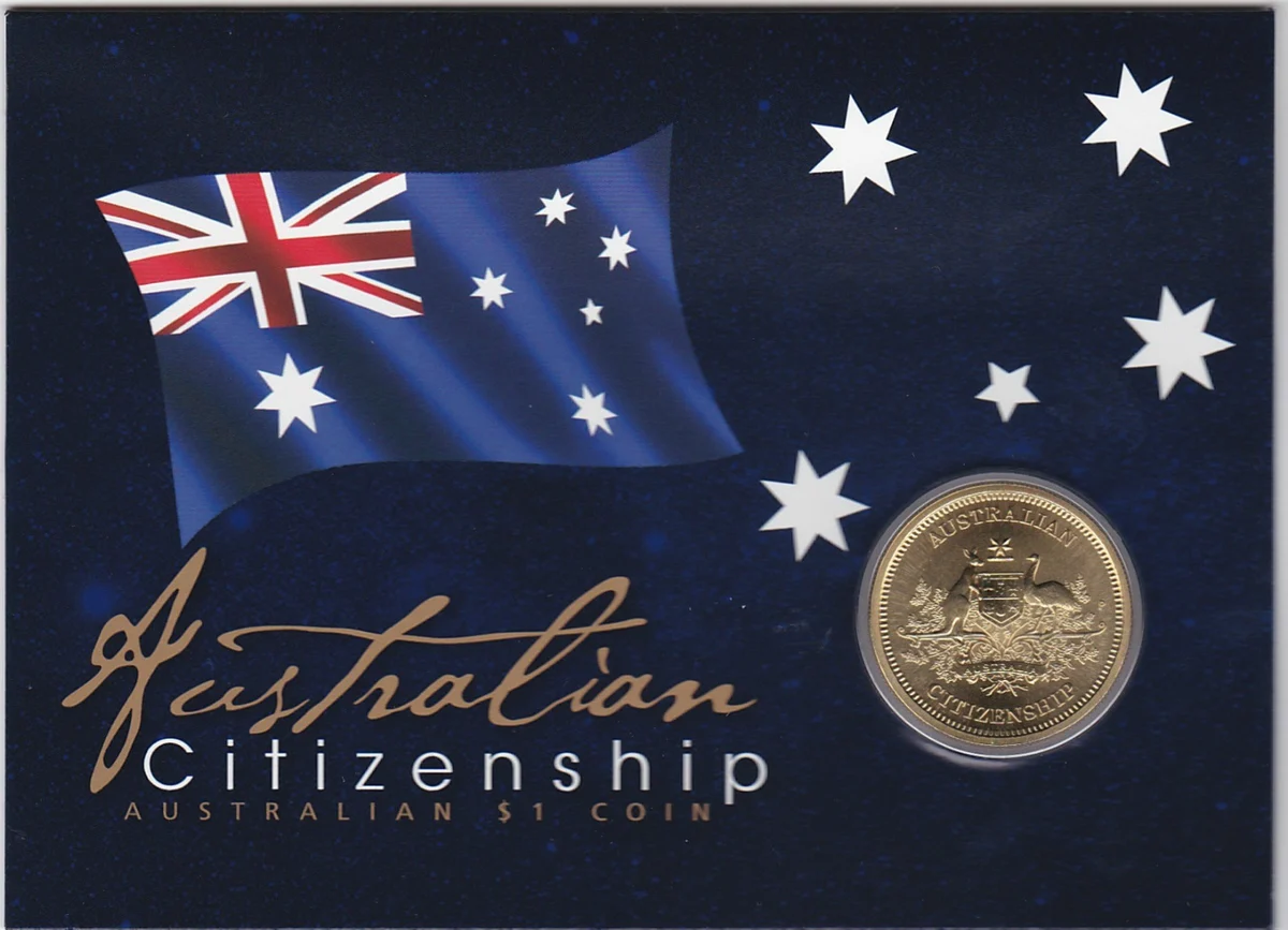 2011 Australian Citizenship $1 'P' Mintmark Uncirculated Coin