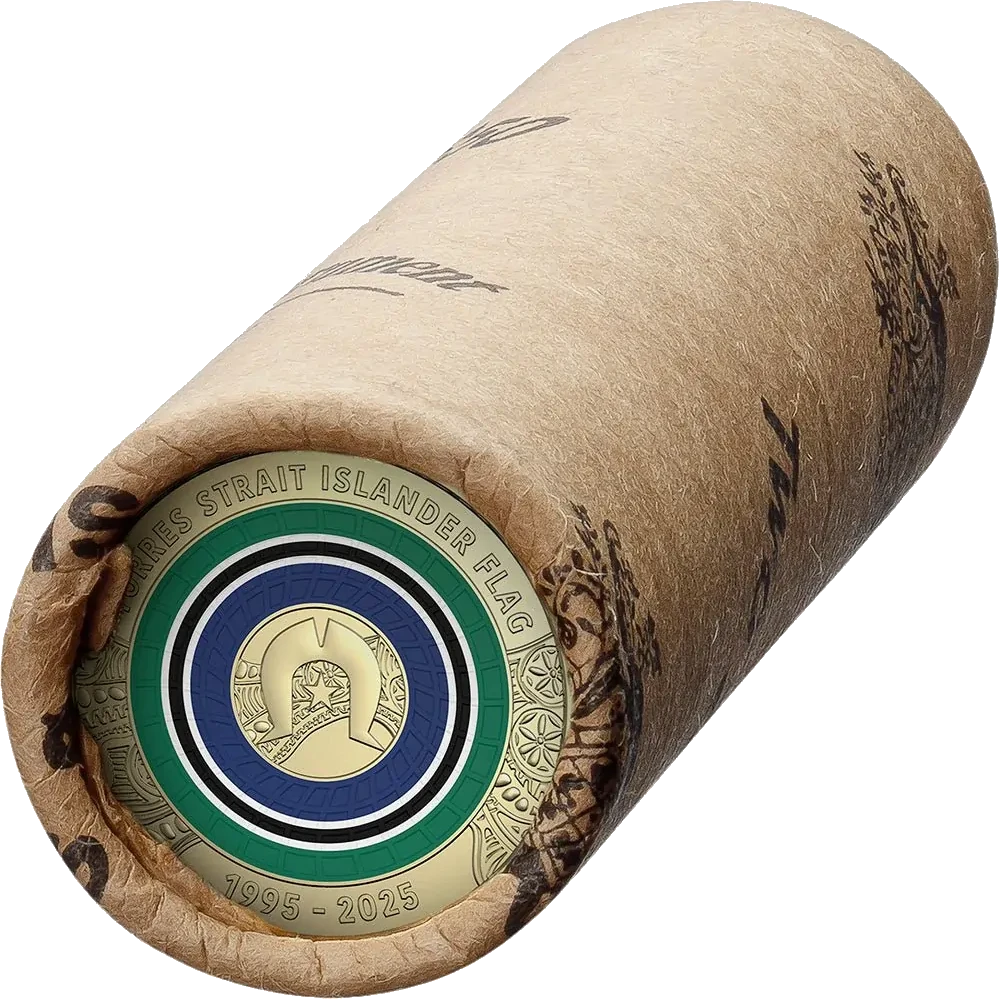 Torres Strait Islander Flag $2 — RAM Roll (25 coins)