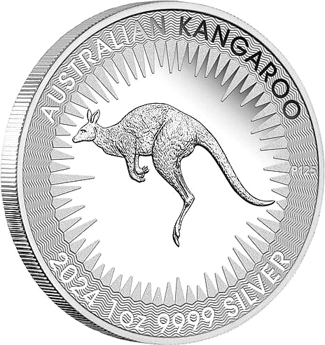 2024 Australian Kangaroo 1oz Silver Proof Coin — King Charles III First Issue