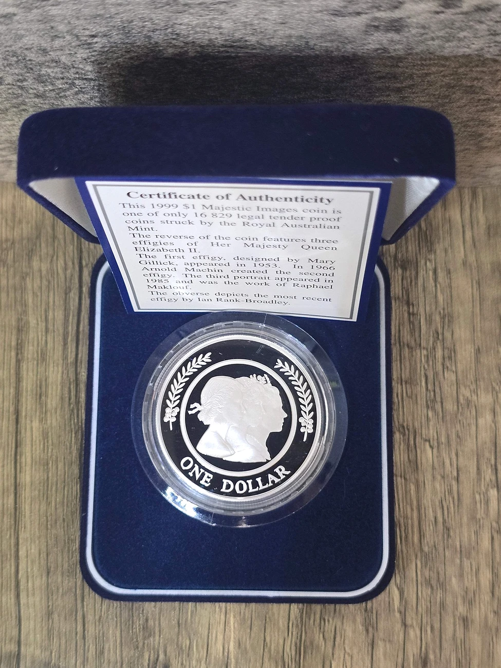 1999 $1 Majestic Images Silver Proof Coin