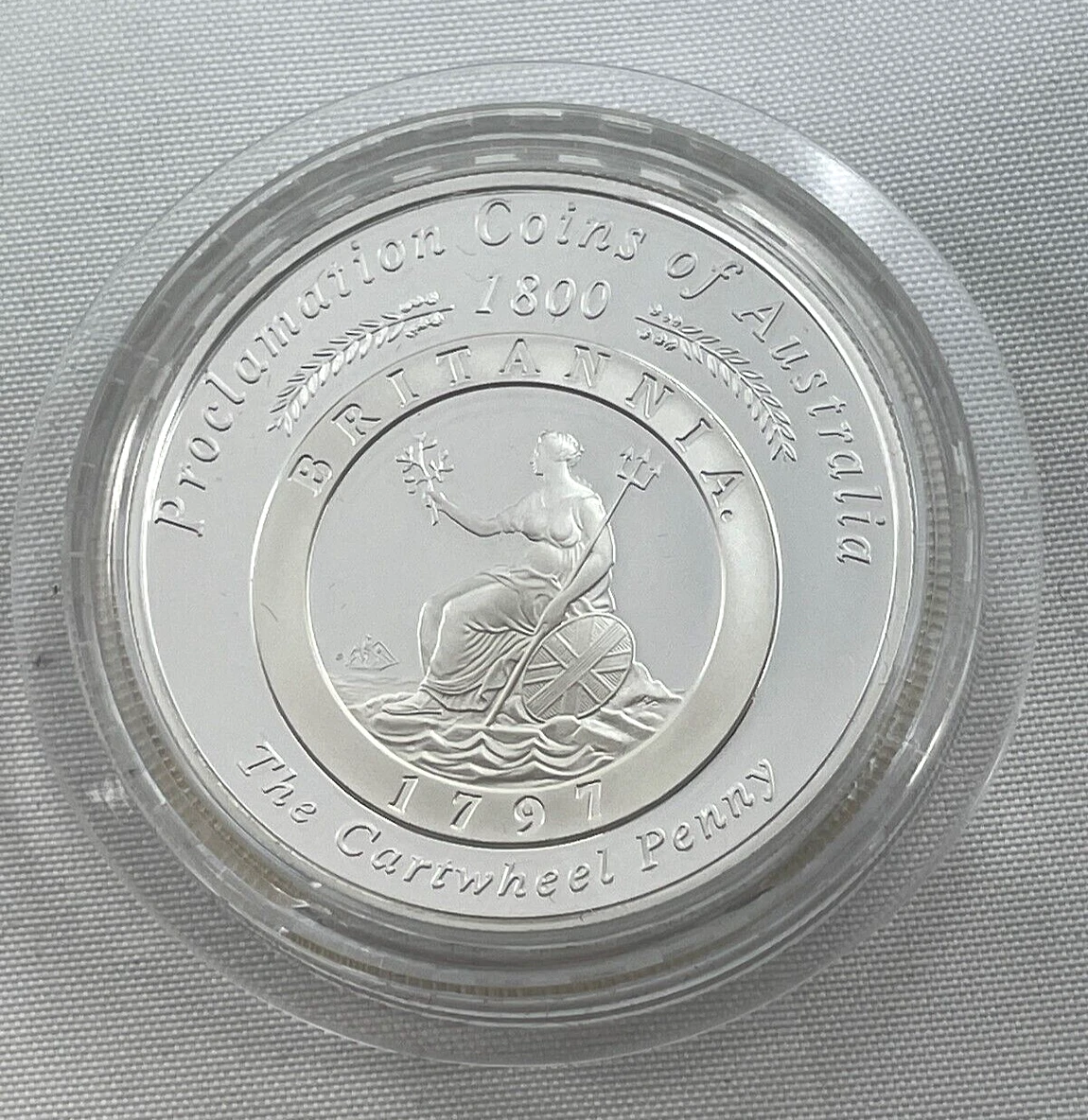 2000 $1 Proclamation Coins of Australia — The Cartwheel Penny 1oz Silver Proof