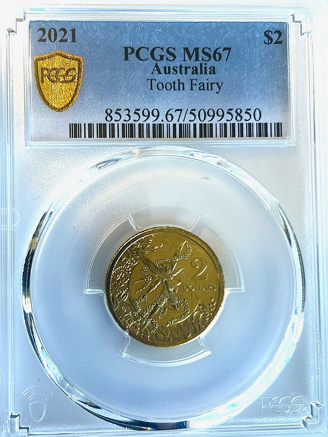 2021 Tooth Fairy $2 — PCGS MS67